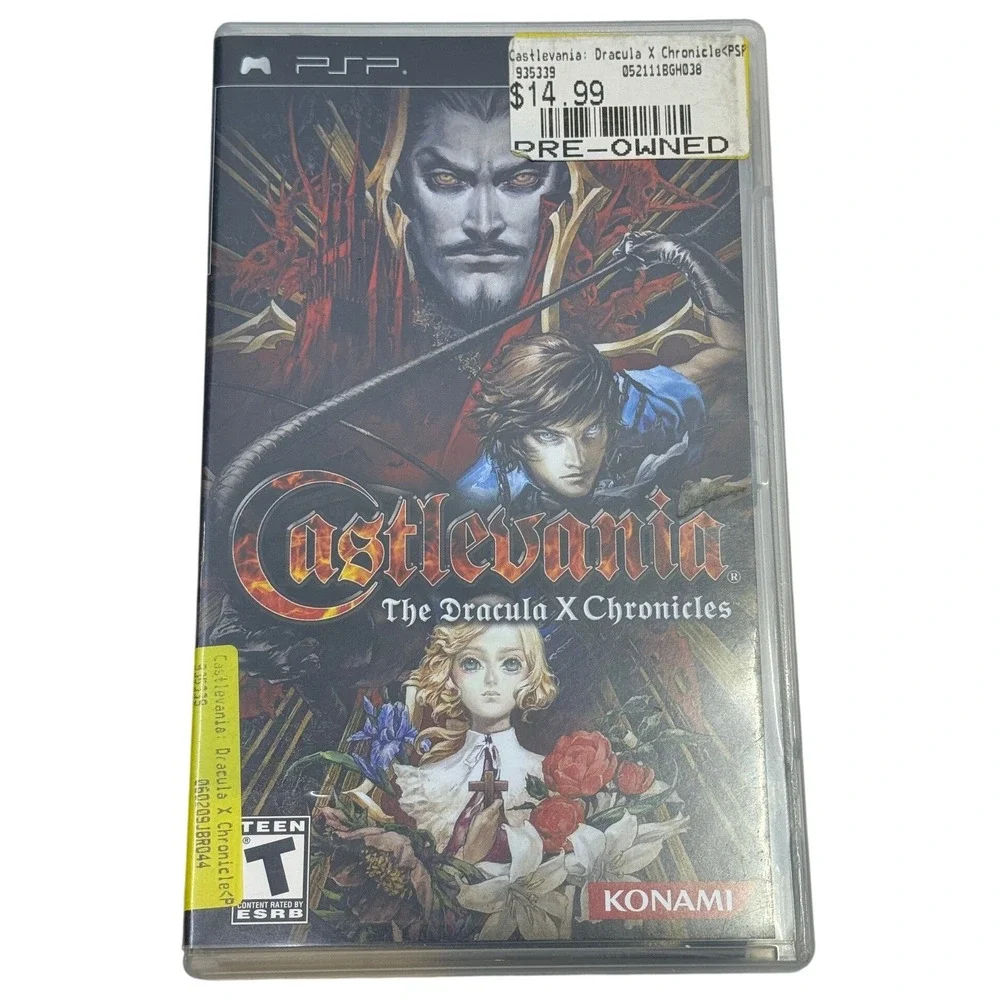 Castlevania The Dracula X Chronicles Sony PSP Konami Greatest Hits Black Label